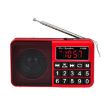 Y-928 Red FM Radio LED Display MP3 TF Card U Disk Support - 1