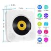 Portable Bluetooth Speaker CD Player with Remote (Pink) - 2