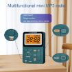 SH-01M Mini Portable Two-Channel Radio, US Version (Silver Gray) - 5