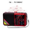 Gold Bluetooth Card Radio Digital FM Player Y-509FM (No Solar Panel) - 3