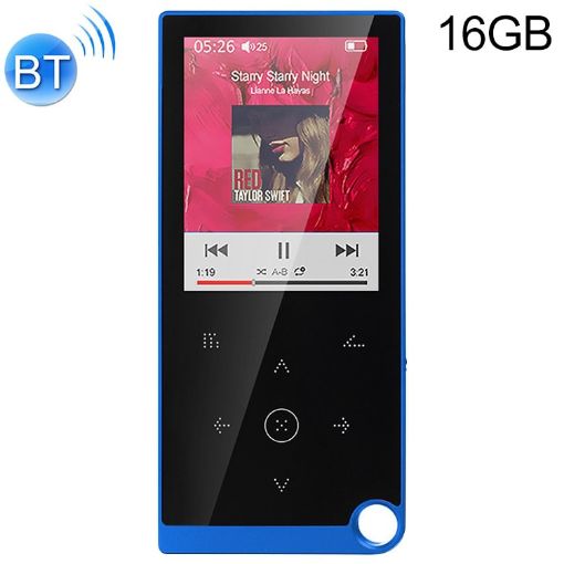 E05 16GB Bluetooth MP4/MP3 Player 2.4" Touch, E-Book/Alarm/Timer - 1