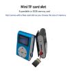 Pink Mini Lavalier MP3 Player with Screen & Earphone+Cable - 8