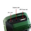 DE13 Green Hand-Cranked Solar Charging Emergency Outdoor Radio - 5