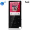 E05 2.4" Touch MP4/MP3 Player, 4GB, Bluetooth, Silver Grey - 1