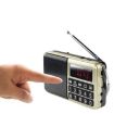 Y-928 Gold FM Radio with LED Display, MP3, TF Card & U Disk Support - 5