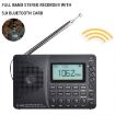 K-603 Black Portable FM/AM/SW Radio, BT & TF Card Support - 8
