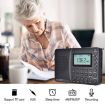 K-603 Black Portable FM/AM/SW Radio, BT & TF Card Support - 9