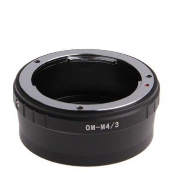 OM-M4/3 Lens Mount Stepping Ring - Black - 1