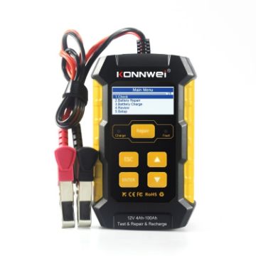 KONNWEI KW510 3 in 1 Car Battery Tester/Charger/Repairer, EU Plug - 1