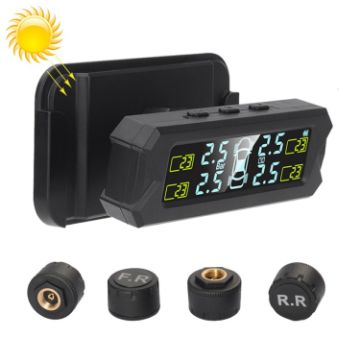 High Precision Solar Charging TPMS with External Voice Sensor - 1