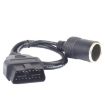OBD to Cigarette Lighter Female Seat Power Cord 60cm for Recorder - 1
