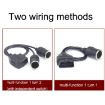 OBD to Cigarette Lighter Female Seat Power Cord 60cm for Recorder - 2