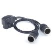 OBD to Cigarette Lighter Female Seat Power Cord 60cm for Recorder - 3
