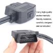 OBD to Cigarette Lighter Female Seat Power Cord 60cm for Recorder - 4