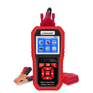 KONNWEI KW880 3 in 1 OBD2 Scanner + Battery Tester & Reset Tool - 1