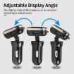 Mini TPMS Car Cigarette Lighter Wireless Tire Pressure System (Black) - 4