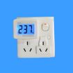LCD Display Digital Voltmeter Plug-Type Electric Meter 110V (US Plug) - 5