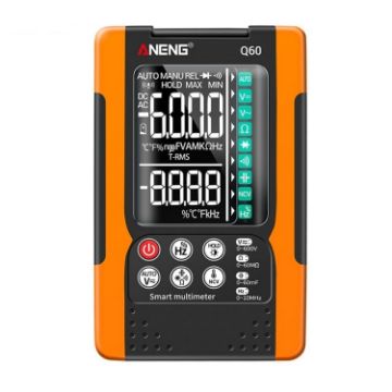 ANENG Q60 Intelligent Digital Multimeter, High Precision, Orange - 1