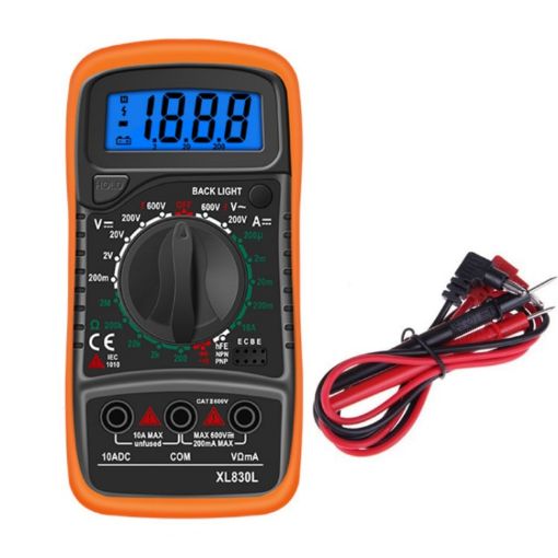 ANENG XL830L High-Precision Multimeter, Bubble Bag Packing, Orange - 1