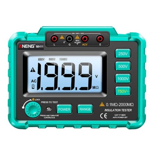 ANENG MH11 High Voltage Digital Insulation Tester (Green) - 1