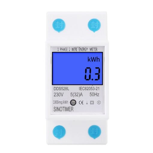 DDS528L Backlight Display Single-phase Energy Meter 5-32A (230V) - 1