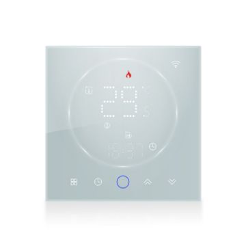 Smart Home LED Thermostat BHT-008GBLW WiFi 95-240V 16A (White) - 1