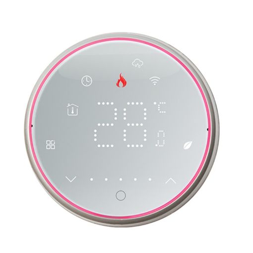 Smart WiFi LED Thermostat BHT-6001GCLW 95-240V AC 5A (White) - 1