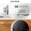 Smart WiFi LED Thermostat BHT-6001GCLW 95-240V AC 5A (White) - 7