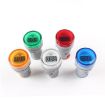 AD16-22DSV Mini Yellow 60-500V AC Voltmeter, 22mm Hole Display - 2