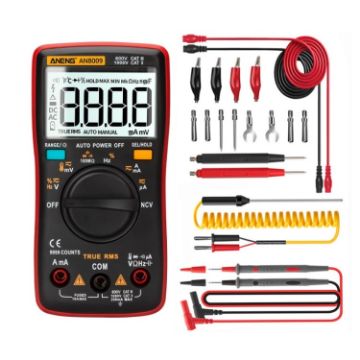 ANENG AN8009 NVC Multimeter, Standard with Red Cable - 1