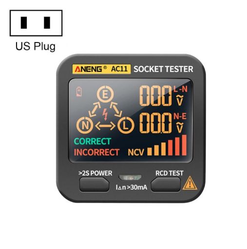 ANENG AC11 Digital Display Socket Tester US Plug - 1