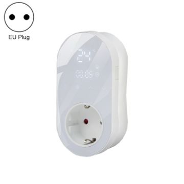 WiFi LED Thermostat BHT12-EW, EU Plug, White, Plug-in - 1