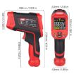 TASI TA603C Infrared Thermometer -32-1680C Color Screen - 2