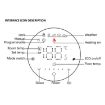 BHT-6001GAL Smart LED Thermostat 95-240V AC 5A Water Heating (Black) - 3