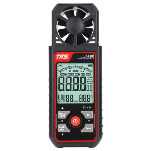 TASI TA641B High Precision Handheld Wind Speed & Volume Tester - 1