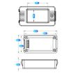 Peacefair AC Digital Display Power Monitor, English Version, 5A - 3
