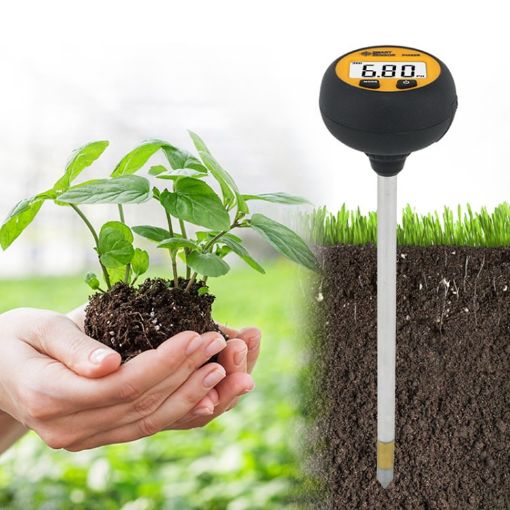 Smart Sensor PH328 Soil Meter: Acidity, Nutrient, Humidity Detector - 1
