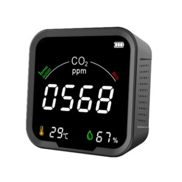 PTH-9C Infrared CO2 Gas Detector with Temp and Humidity Meter - 1