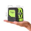 9011G 1V1H 15mW Green Beam Laser Level for Walls & Floors - 2