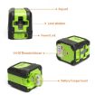 9011G 1V1H 15mW Green Beam Laser Level for Walls & Floors - 3