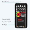 BSIDE Digital Multimeter 9999 Counts LCD Display, S10 Battery Black - 4