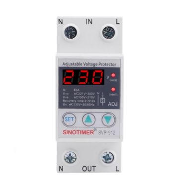 SINOTIMER SVP-912 63A Self-Resetting Under-Voltage Protector - 1
