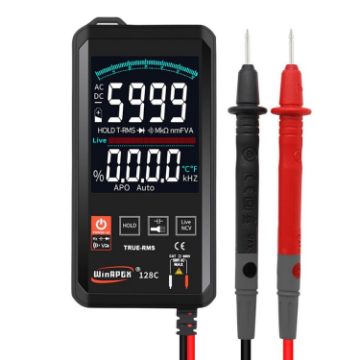Ultra-thin HY128C Touch Screen True RMS High Precision Multimeter - 1