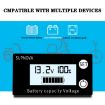 SUPNOVA DC 8-100V Battery Capacity Indicator Voltmeter Blue - 6