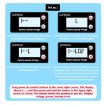 SUPNOVA DC 8-100V Battery Capacity Indicator Voltmeter Blue - 7