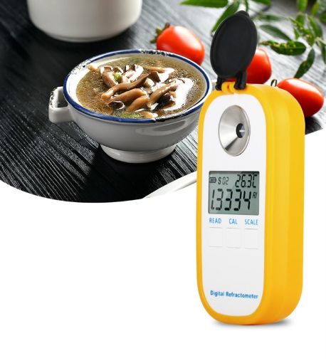 DR201 Digital Salt Refractometer 0-28% NaCl Tester - 1