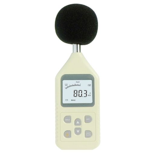 Digital Sound Level Meter (30-130dBA, 35-130dBC Range) - 1