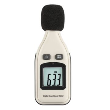 GM1351 Beige Digital Sound Level Meter, 30-130dBA Range - 1