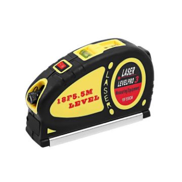 LV-05 Yellow Laser Level with 550cm Tape Measure Pro - 1