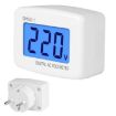 DM55-1 LCD AC Digital Voltmeter, 110V-300V, EU Plug, Voltage Meter - 1